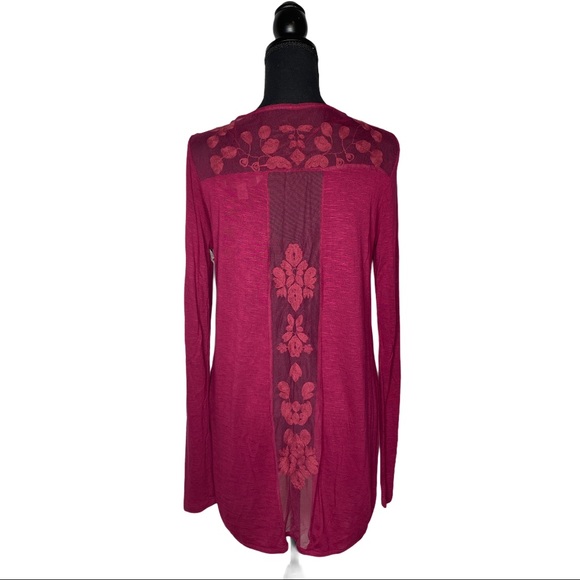 LC Lauren Conrad Tops - Lauren Conrad Long Sleeve Tunic w/ embroidery